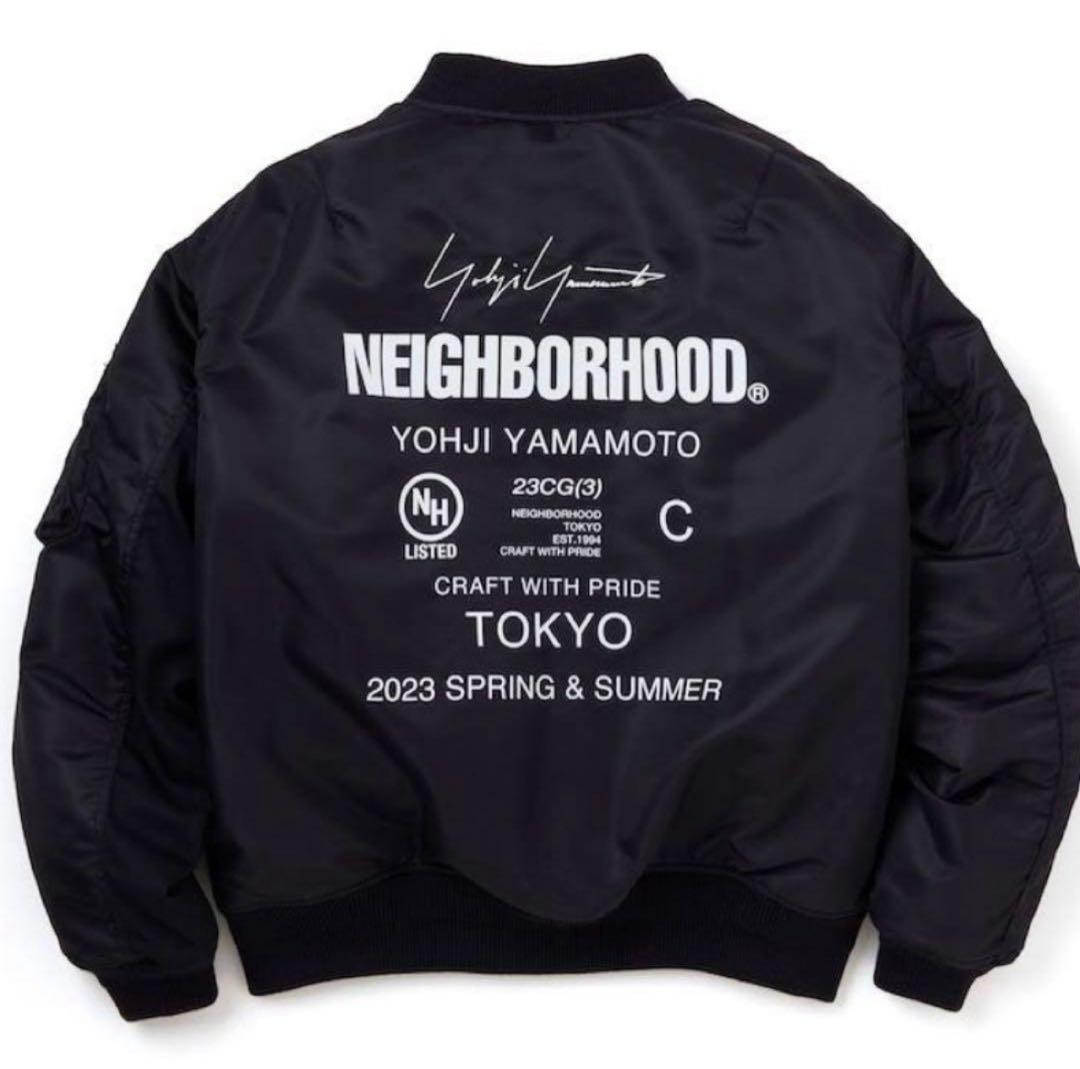 NEIGHBORHOOD YOHJI YAMAMOTO 22AW MA-1 黒M