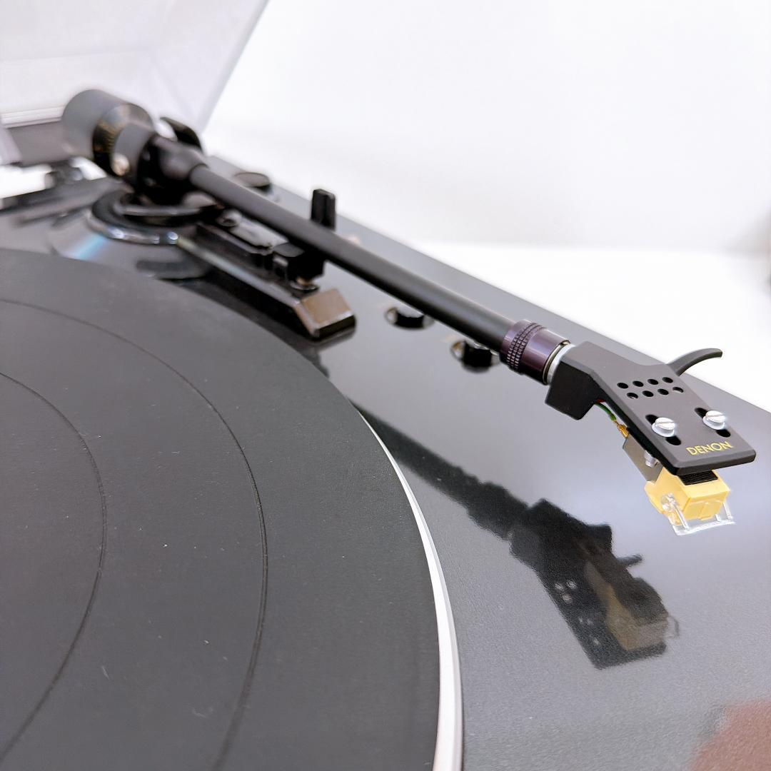【美品】DENON レコードプレーヤー DP-300F　デノン