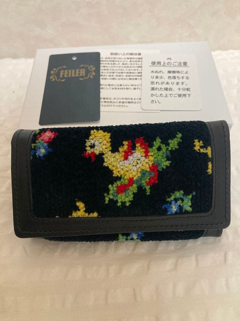 新品未使用★FEILER フェイラー ハイジ キーケース ブラック 黒