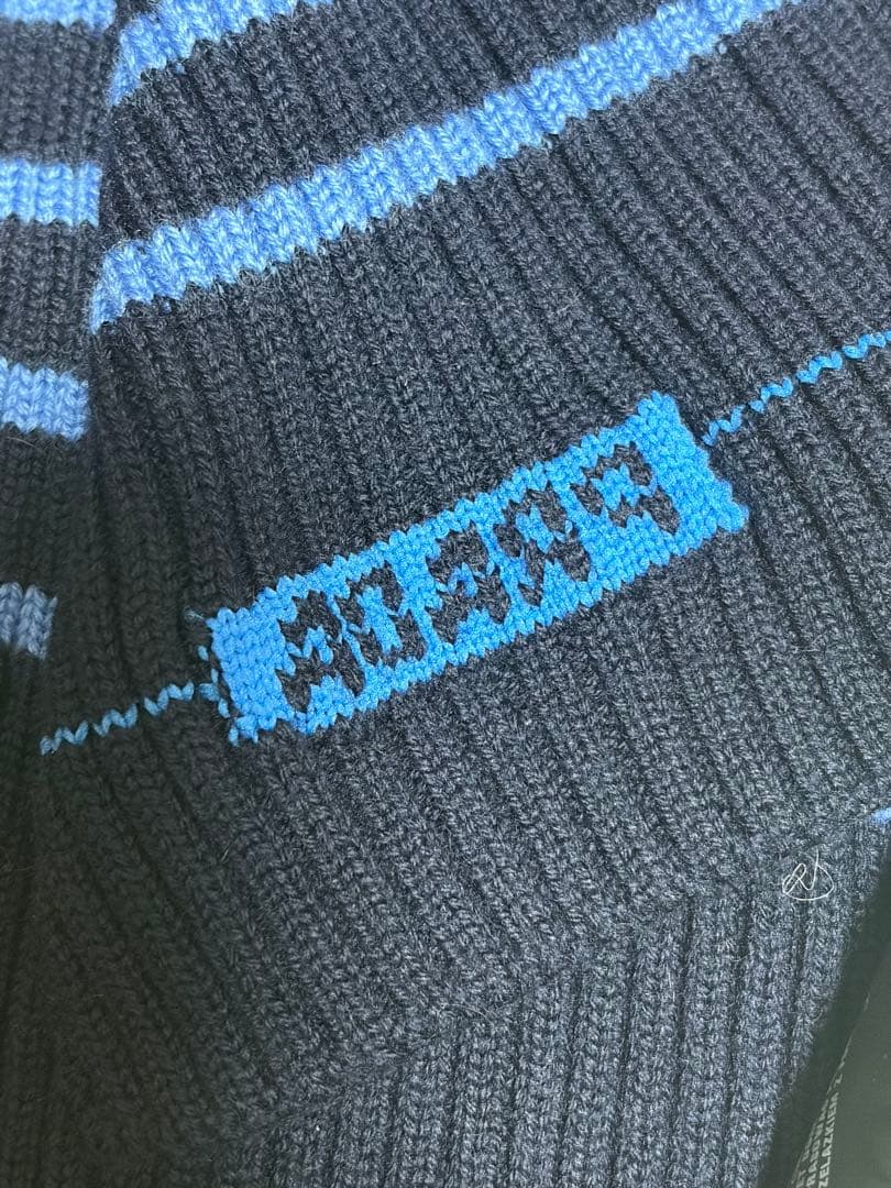 PRADA ストライプ ニットマフラー