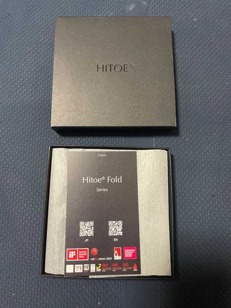 【値下げ】Hitoe Fold Less Foschia ヒトエ ネイビー