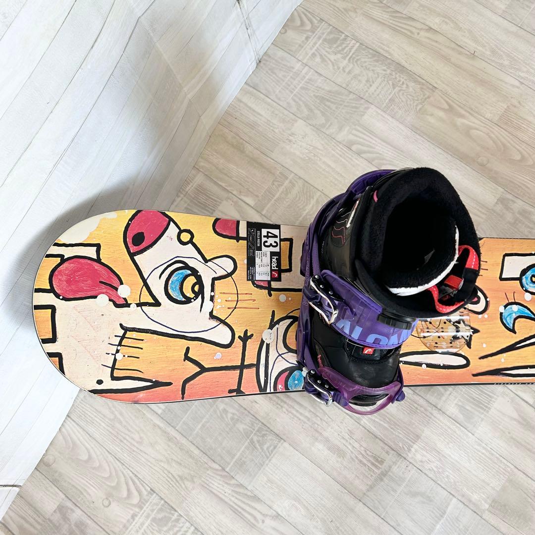 レディースボードセット head ステラロッカ143㎝、head BOA 25㎝