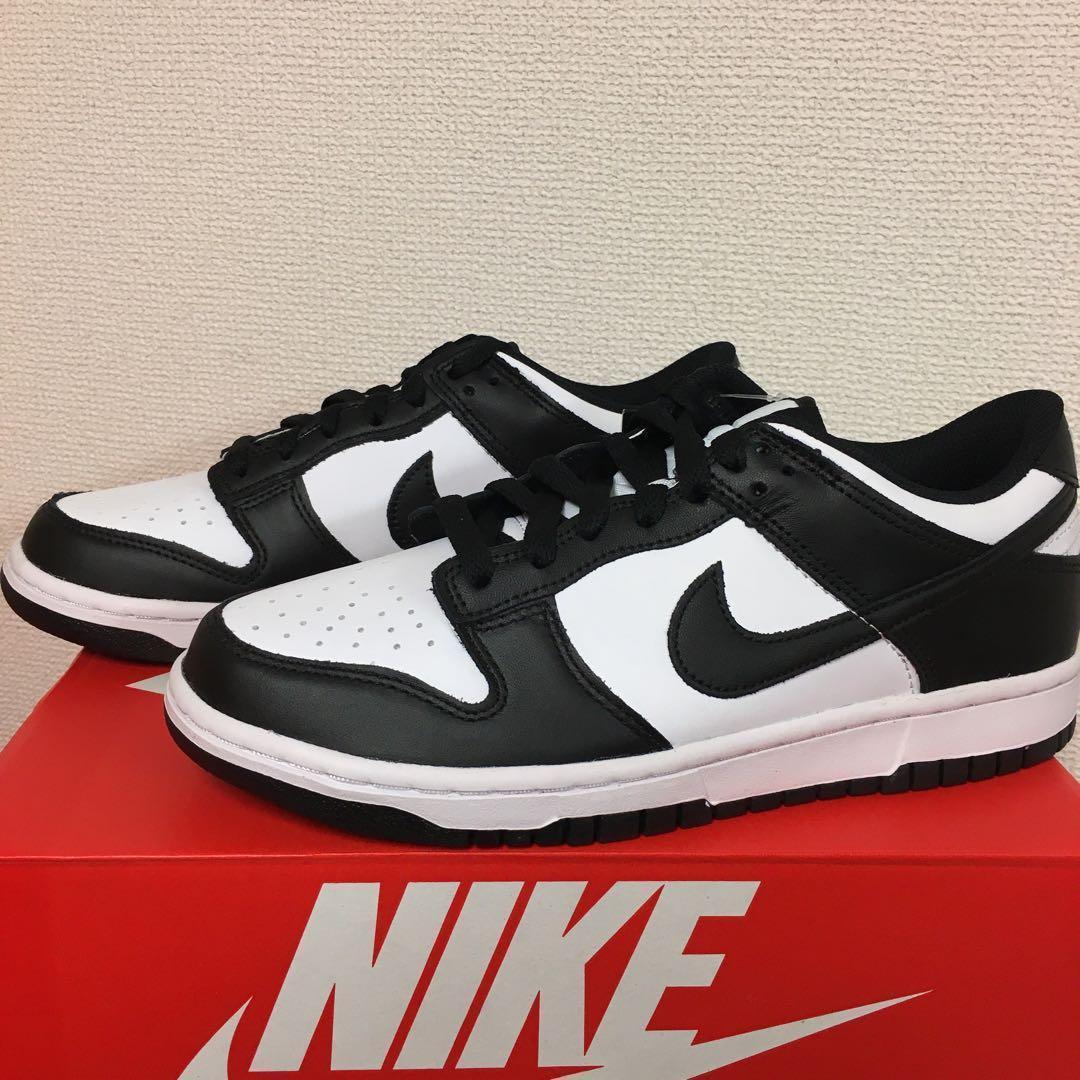 ナイキ ダンクロー パンダ 白黒　24cm おしゃれ　ナイキスニーカー