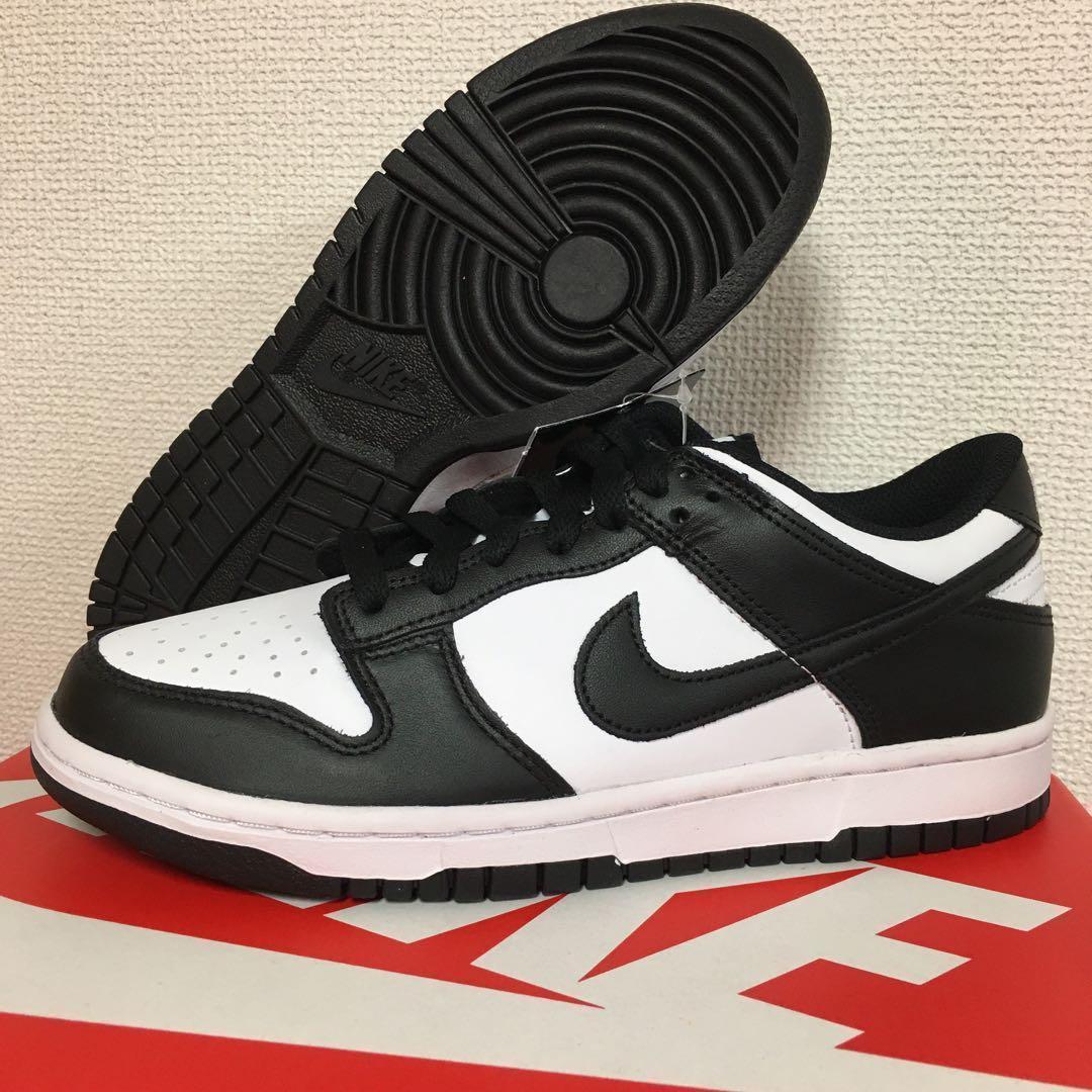 ナイキ ダンクロー パンダ 白黒　24cm おしゃれ　ナイキスニーカー