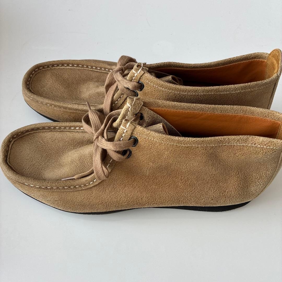 エルメス ベージュ スエードのワラビー26cm 美品