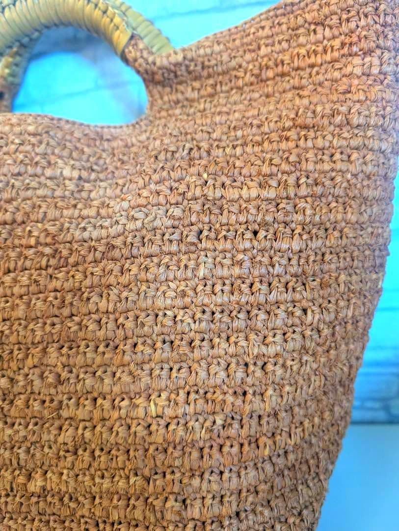 ♥美品♥ヘレンカミンスキー　かごバッグ　ラフィア　トートバッグ　大容量