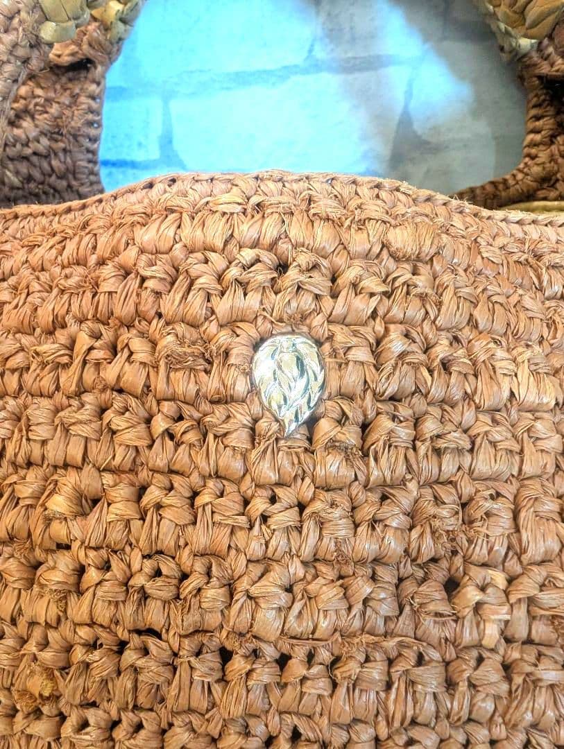 ♥美品♥ヘレンカミンスキー　かごバッグ　ラフィア　トートバッグ　大容量