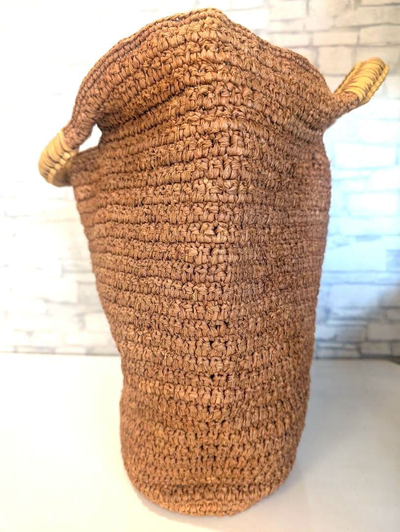 ♥美品♥ヘレンカミンスキー　かごバッグ　ラフィア　トートバッグ　大容量