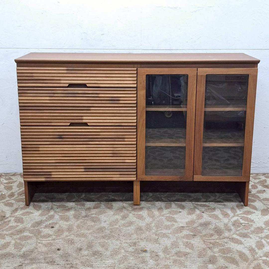 カリモク チターノ サイドボード カップボード W1370 モダン