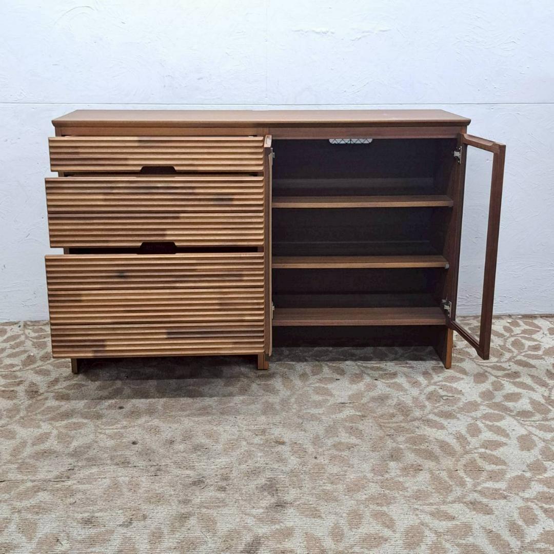 カリモク チターノ サイドボード カップボード W1370 モダン