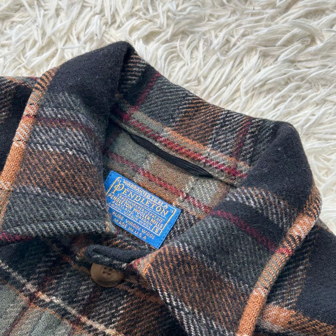 ✨美品✨ ペンドルトン 70S チェック柄ウールCPOジャケット サイズL相当