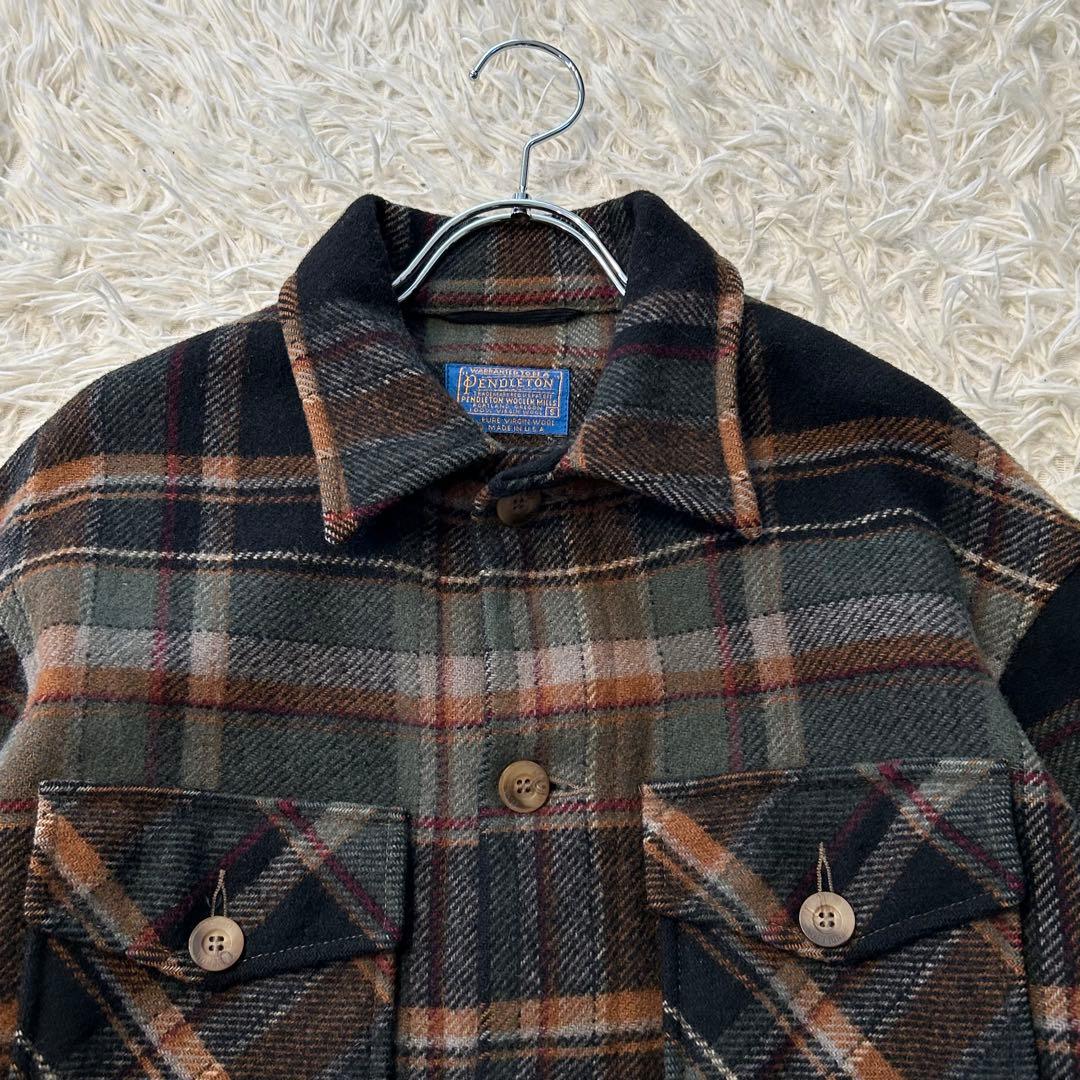 ✨美品✨ ペンドルトン 70S チェック柄ウールCPOジャケット サイズL相当