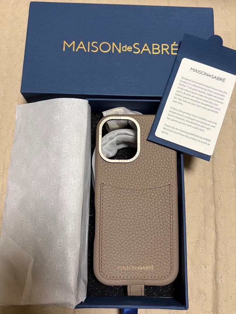 MAISON de SABRÉメゾンサブレiPhone17ケース・ストラップ