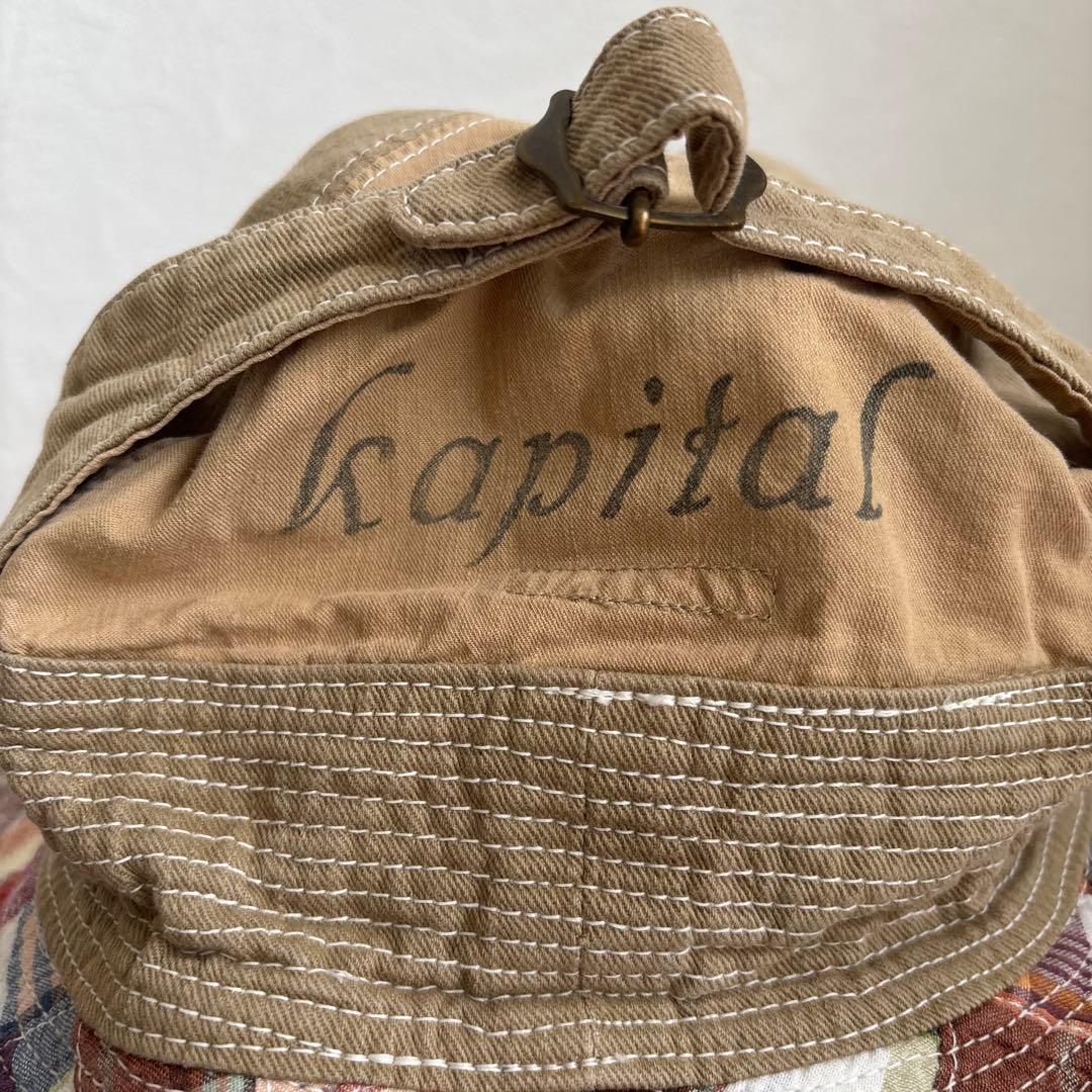 KAPITALパッチワーク バケットハット マルチカラー