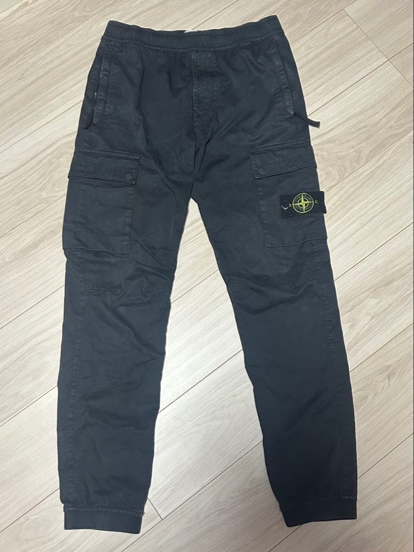 STONE  黒 カーゴパンツ w30