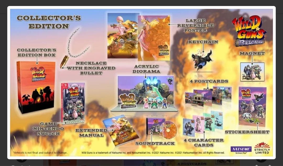 新品 Switch版ワイルドガンズ リローデッド コレクターズエディション