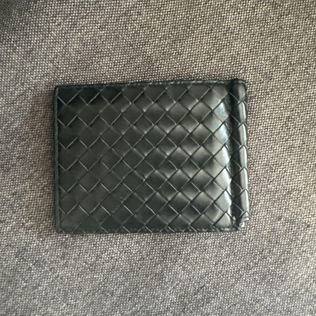 BOTTEGA VENETA 編み込みレザー マネークリップ