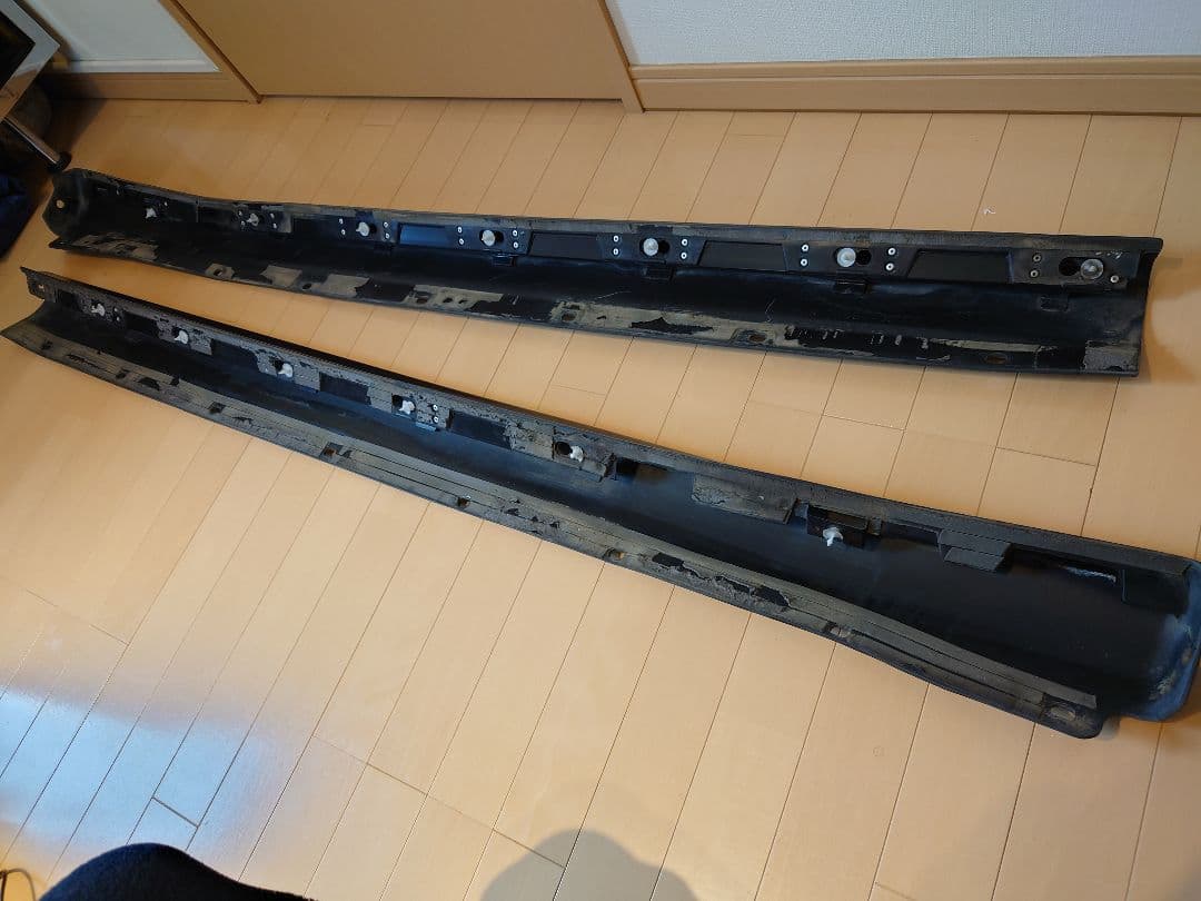 BNR32 純正サイドステップ左右　ガンメタ