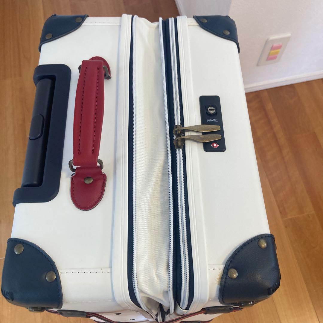⭐️キャリーケース 白×赤 レトロ 廃盤レア⭐️