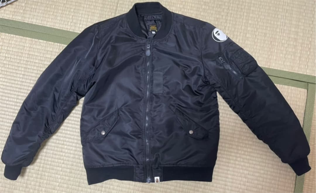 A BATHING APE MA-1 ブルゾン ジャケット　Mサイズ