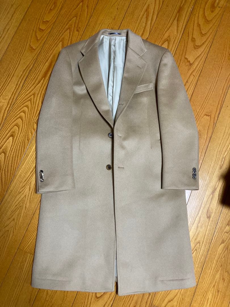 深喜毛織　フカキ　FUKAKI カシミヤ100% コート