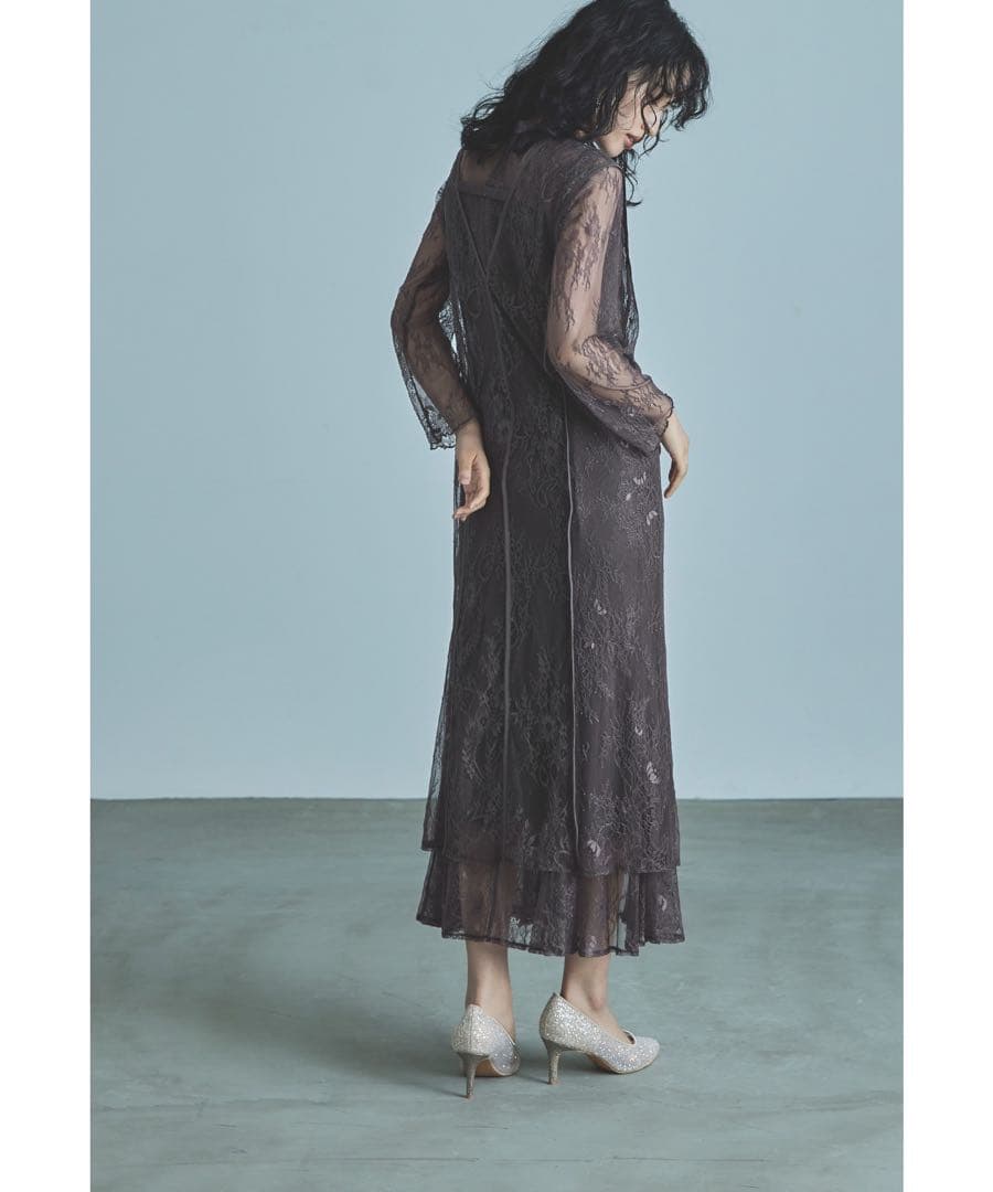 ★新品★ニアナ　総レースベストレイヤードマーメイドドレス　結婚式　パーティー