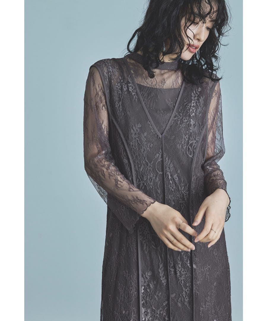 ★新品★ニアナ　総レースベストレイヤードマーメイドドレス　結婚式　パーティー