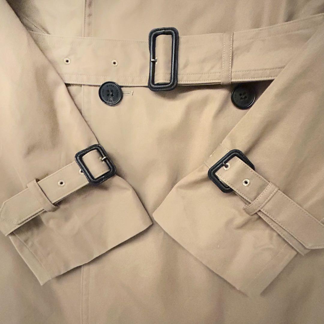 【未使用級❣️23AW】HYKE ビッグフィット トレンチコート M ベージュ