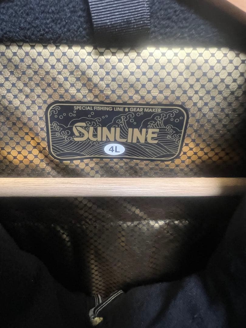 SUNLINE フィッシングスーツ(上下セット) ブラック