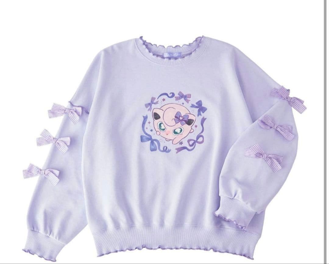 ポケモン　スウェット Don’t Attack Me プリン パープル