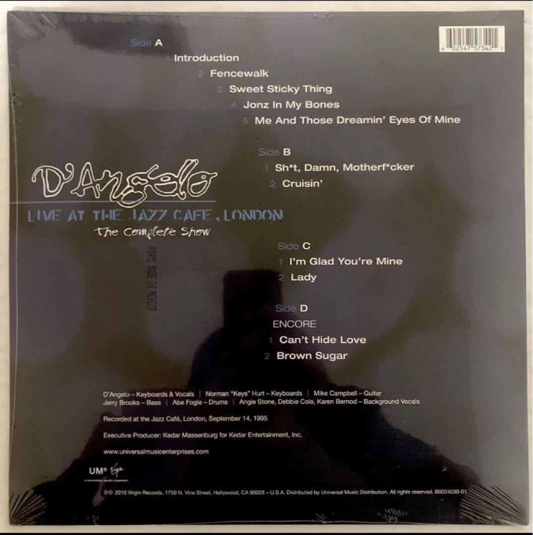 ディアンジェロ / Live At The Jazz Cafe London