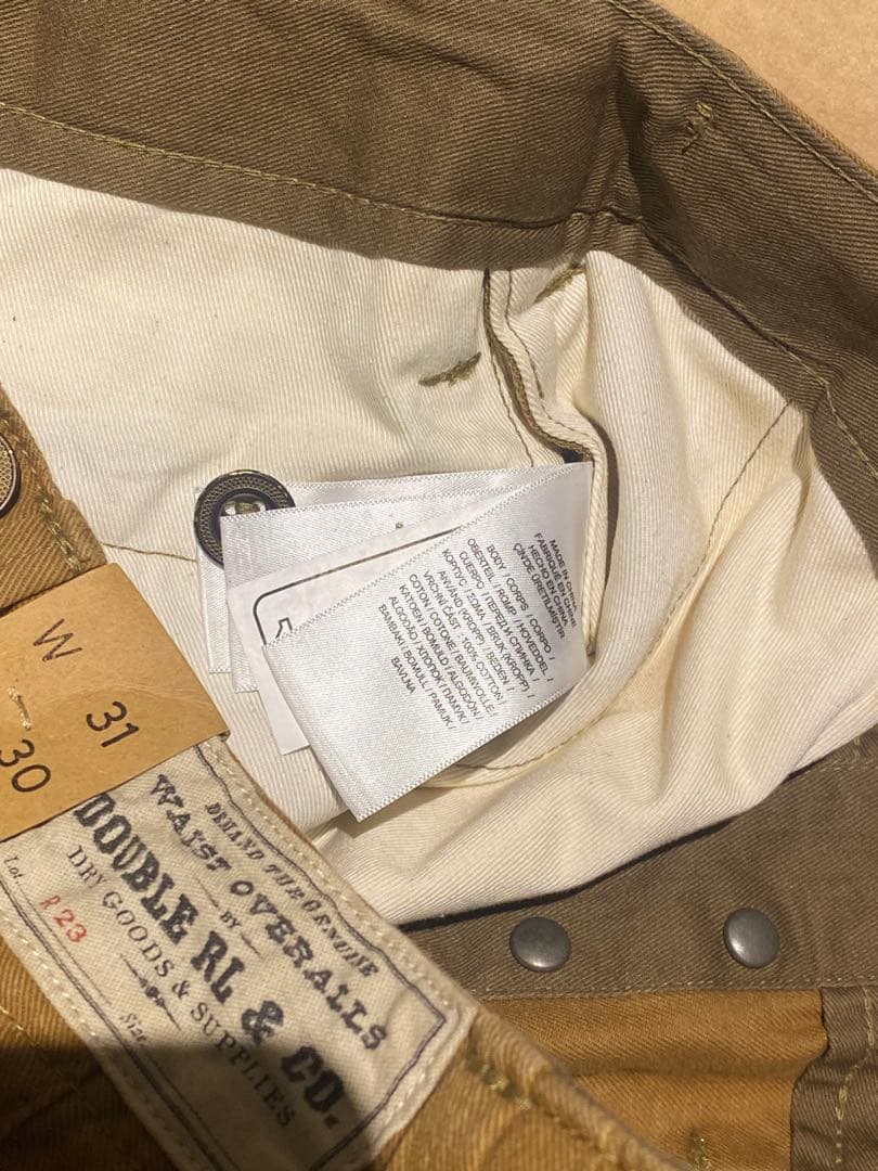 新品RRL FIELD CHINO W31×L30 ラルフローレン　ロンハーマン