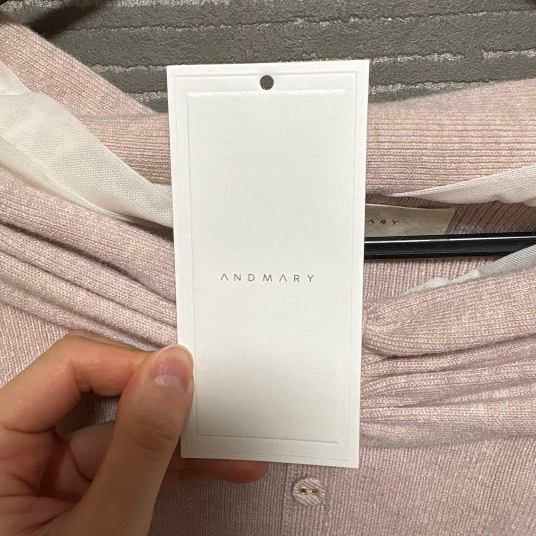 トップス andmary Shannon tulle knit tops andmary