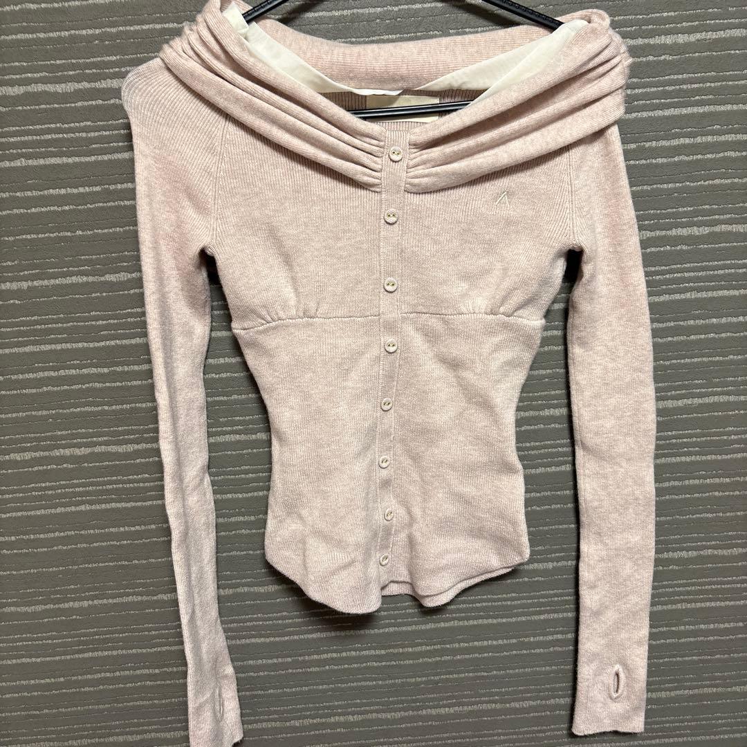 トップス andmary Shannon tulle knit tops andmary