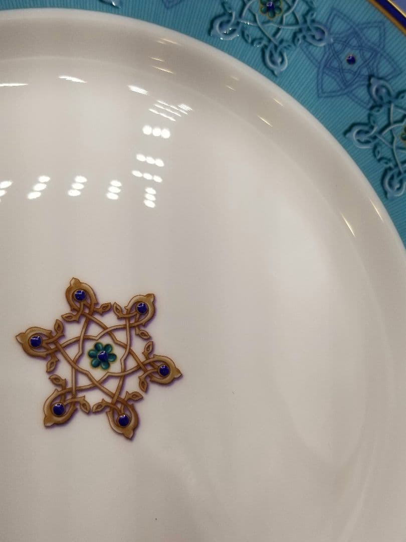 ウェッジウッド　ターコイズジュエル　プレート