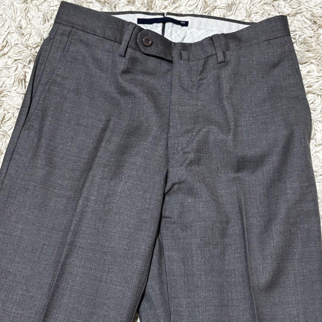 INCOTEX インコテックス ウールスラックス グレー 46