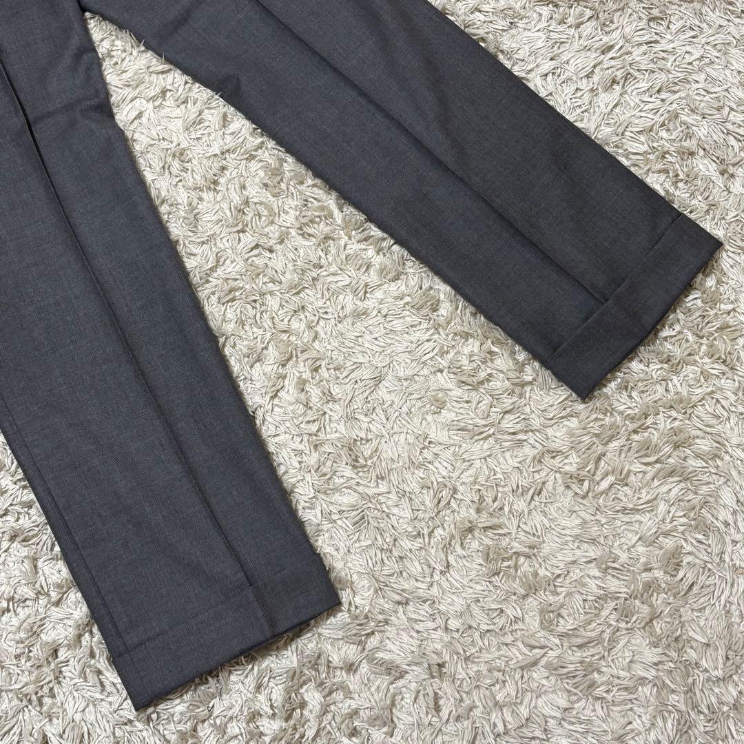 INCOTEX インコテックス ウールスラックス グレー 46