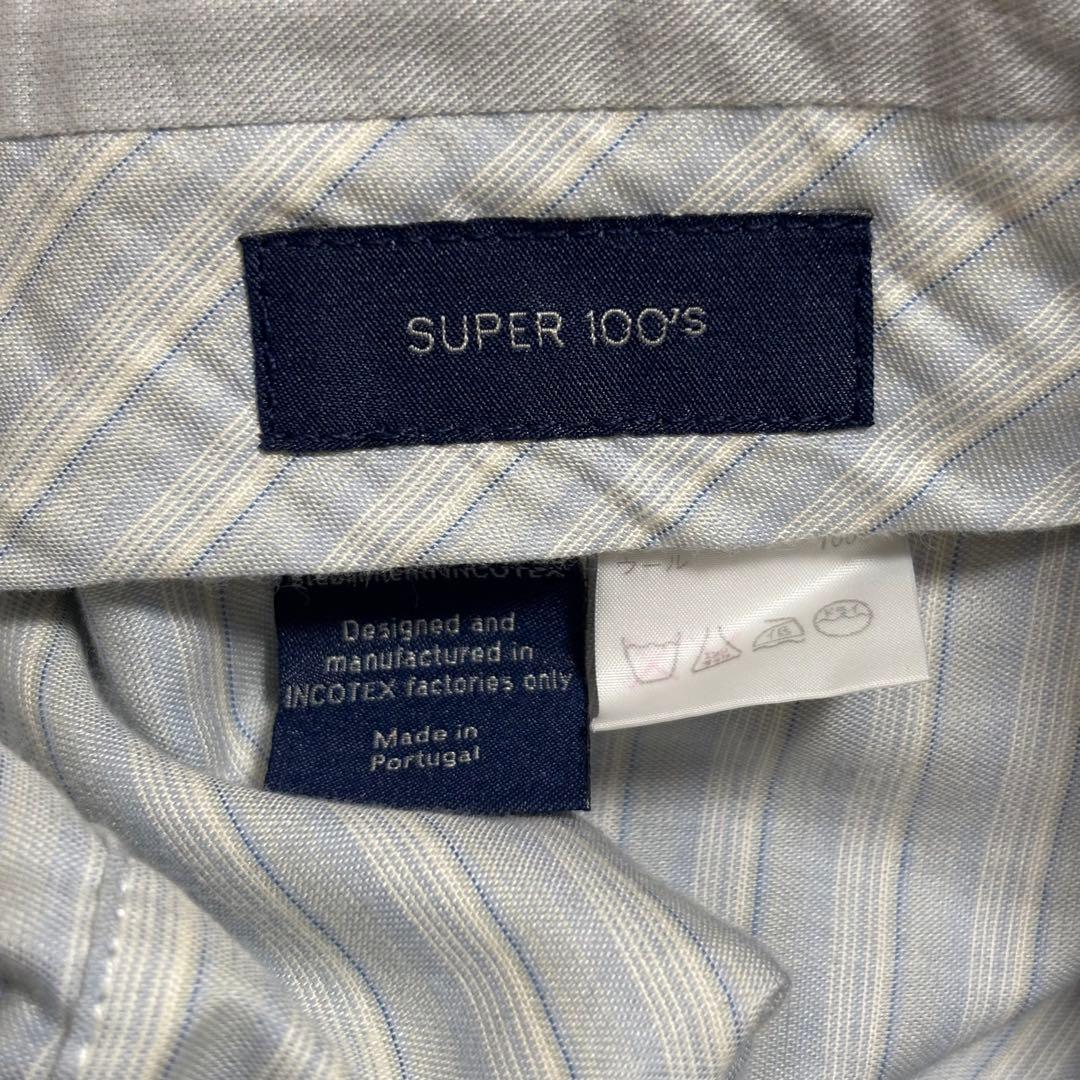 INCOTEX インコテックス ウールスラックス グレー 46