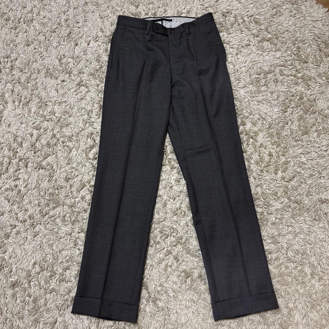 INCOTEX インコテックス ウールスラックス グレー 46