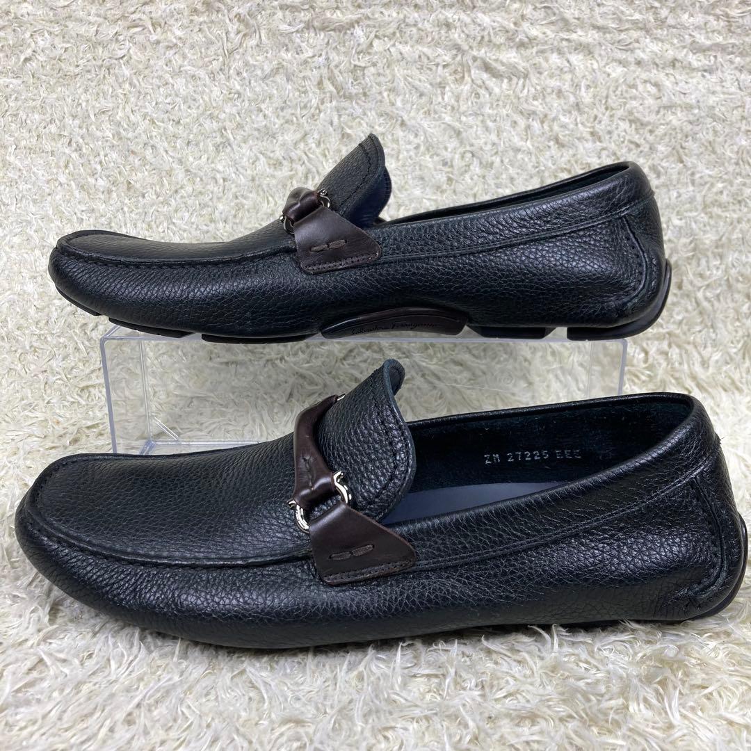 『美品』サルヴァトーレフェラガモ ガンチーニ ローファー モカシン ドライビング