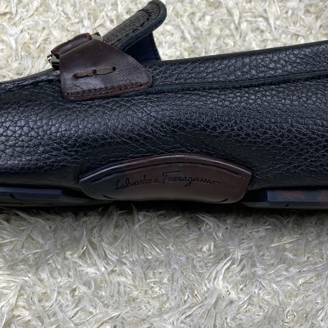 『美品』サルヴァトーレフェラガモ ガンチーニ ローファー モカシン ドライビング