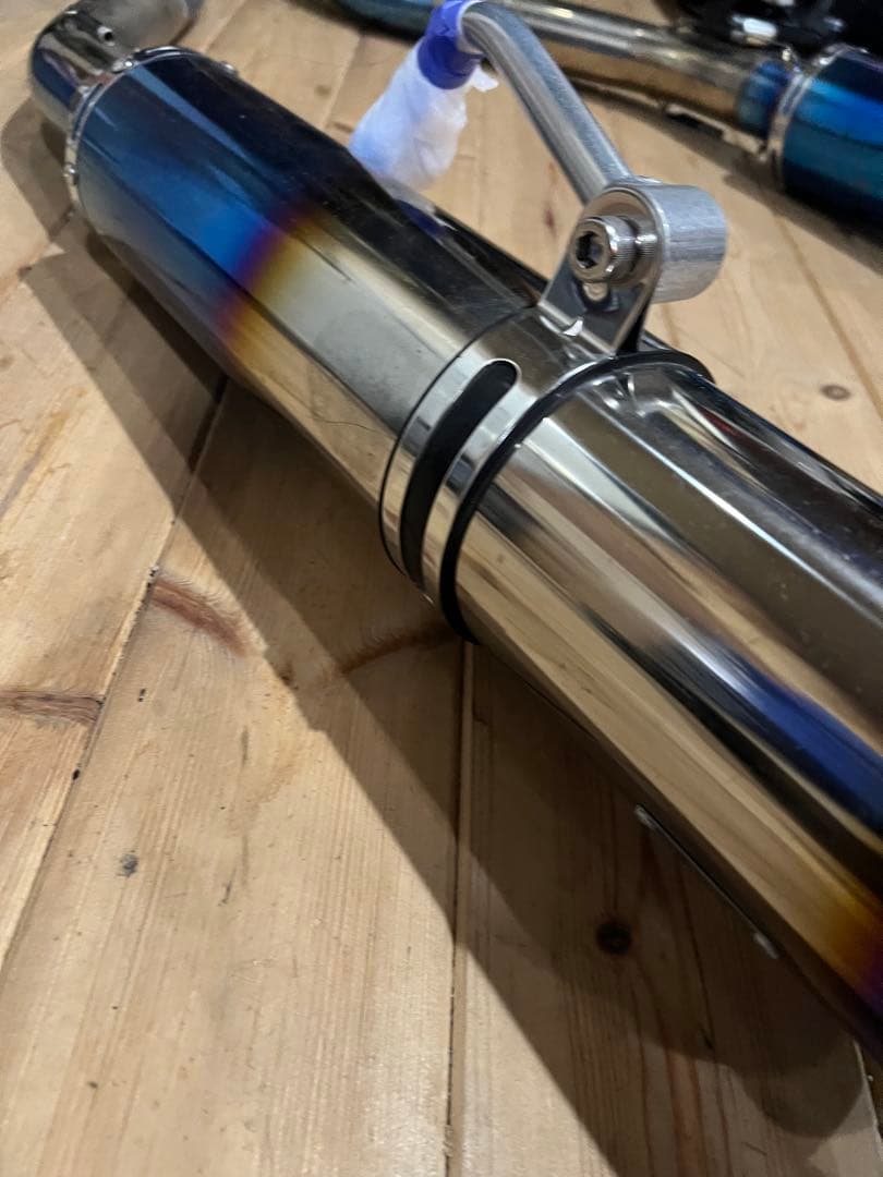 終了K-Factory チタンデュアルマフラー　X4 HONDA