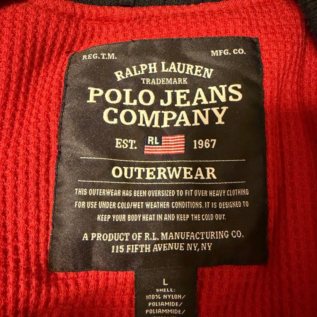 POLO JEANS CO. RALPH LAUREN MA-1 ブラック L