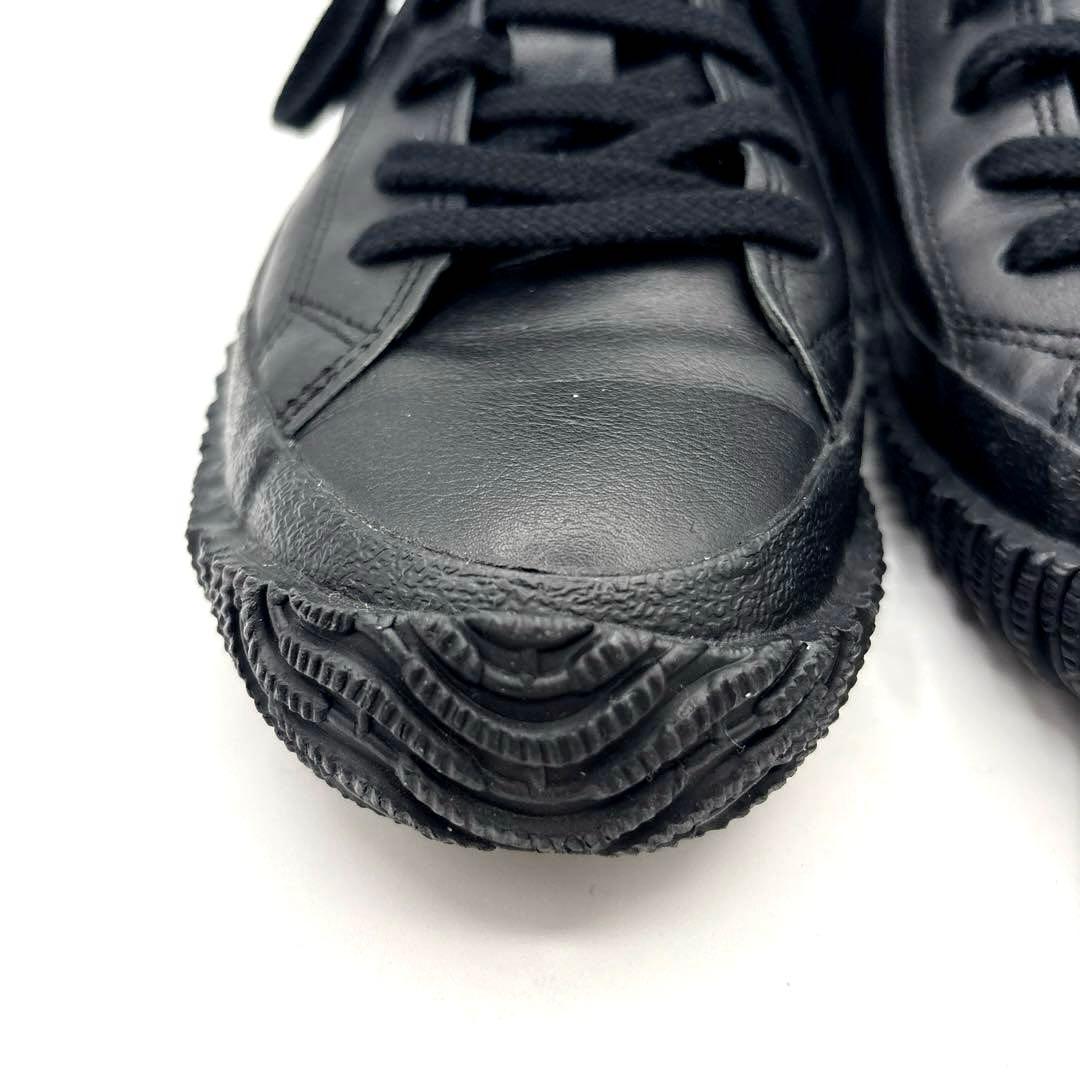 極美品　スピングルムーブ　レザー　スニーカー　SS 23.5cm ブラック