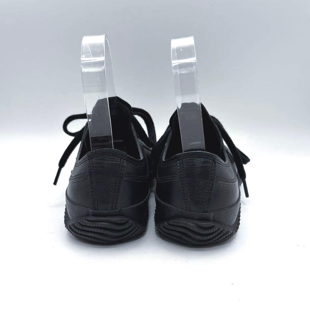 極美品　スピングルムーブ　レザー　スニーカー　SS 23.5cm ブラック