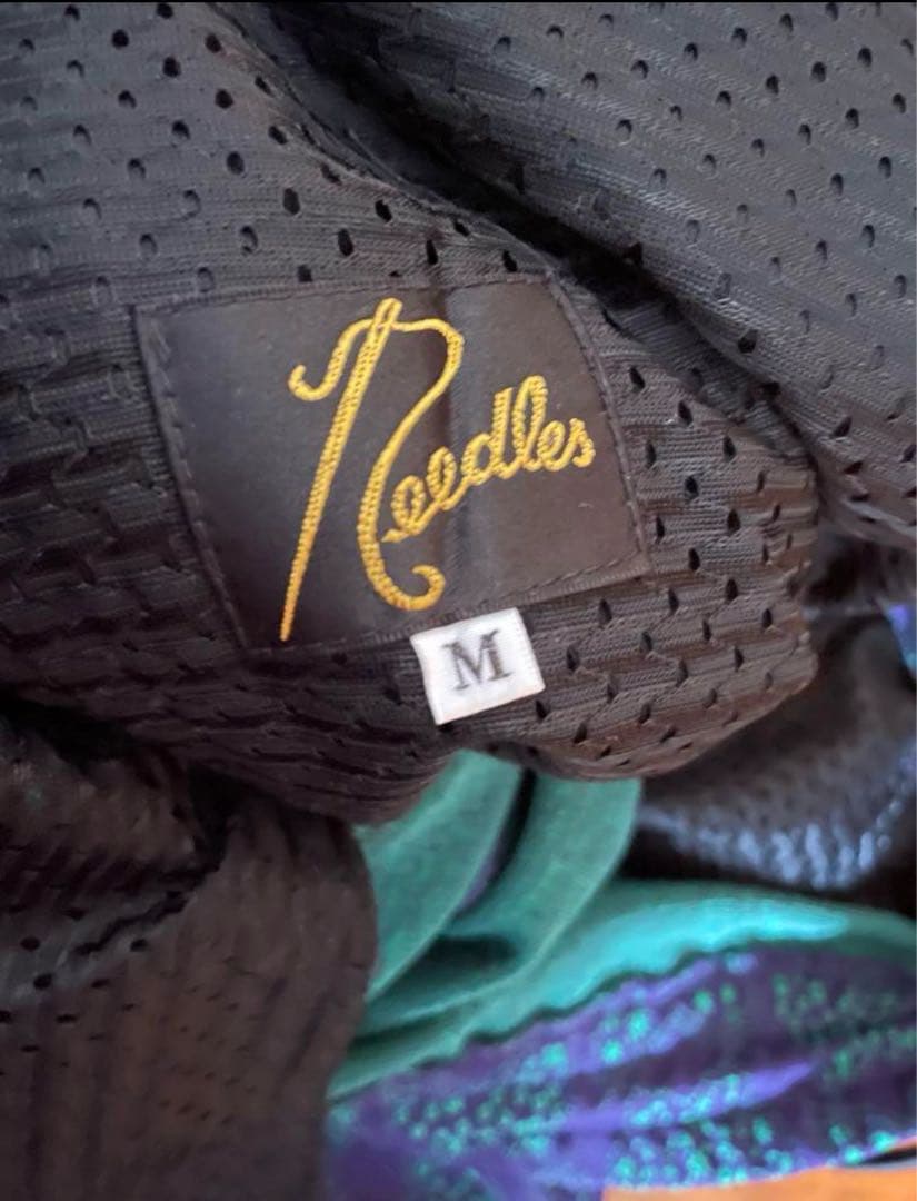 needles トラックパンツ 22ss　KP213パピヨン 総柄