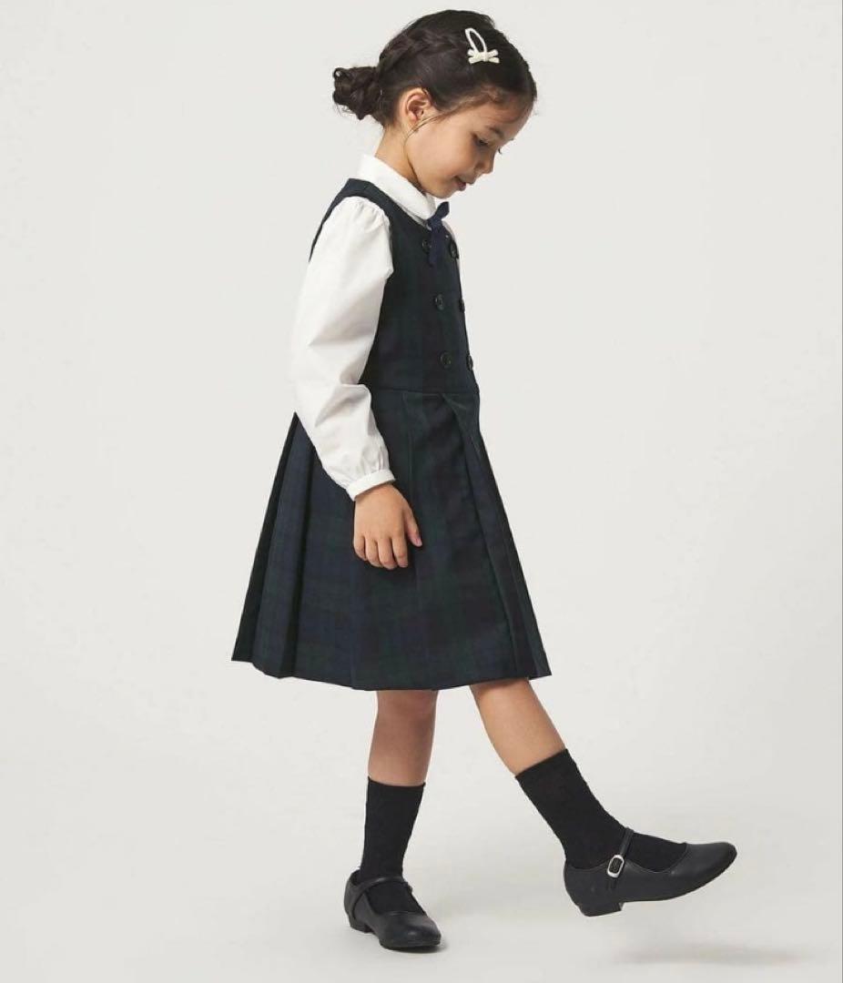 グリーンレーベルリラクシング　フォーマルスーツ　チェック　125cm 入学式