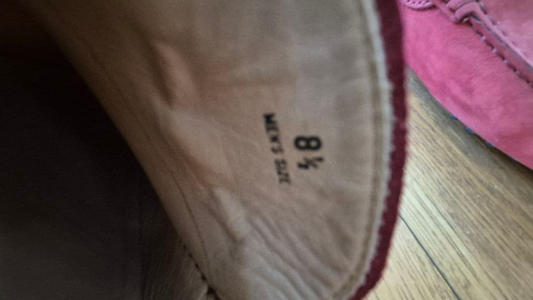 新品未使用 TOD'S ドライビングシューズ レッド