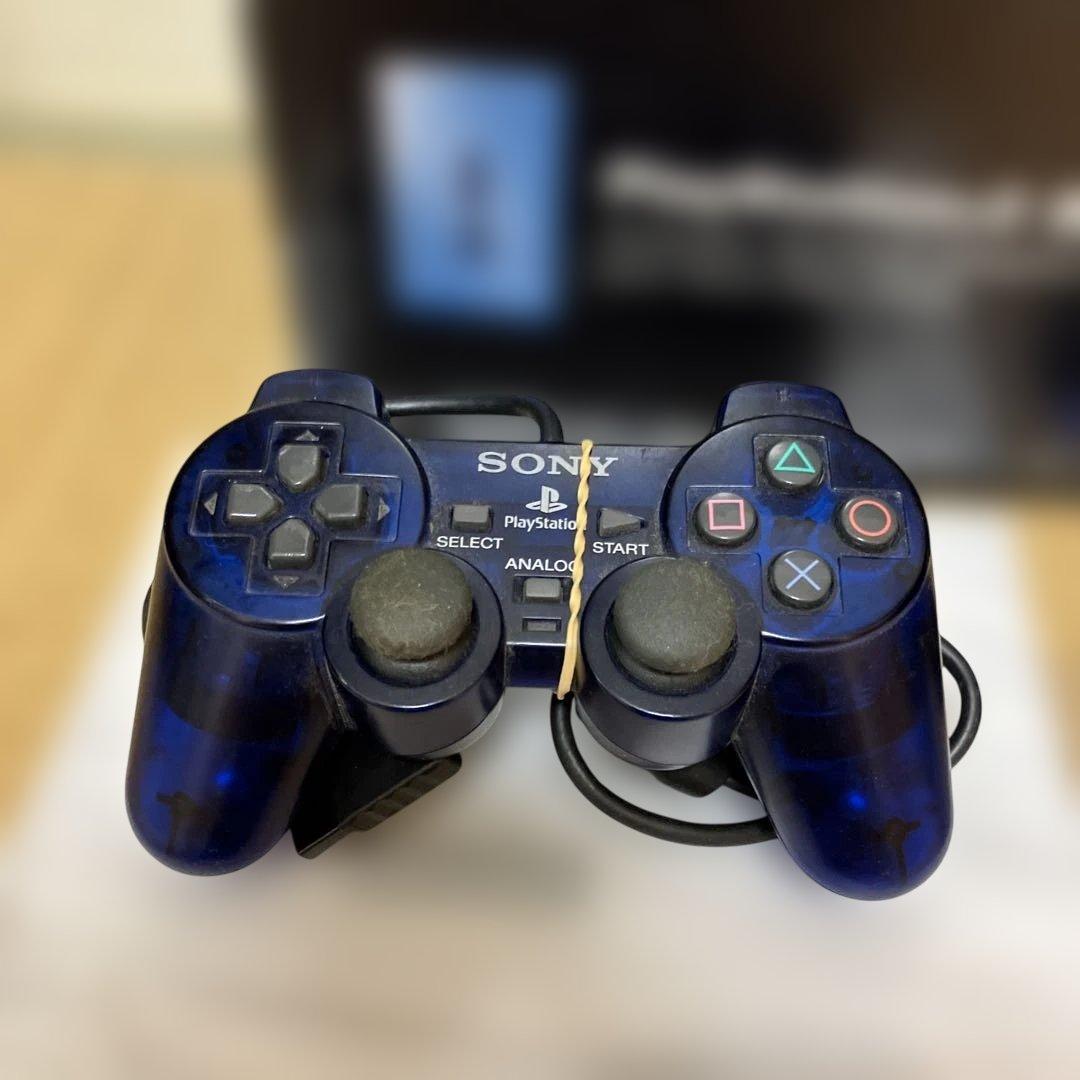 PS2プレイステーション2BBミッドナイトブルー　SCPH-50000MB/NH