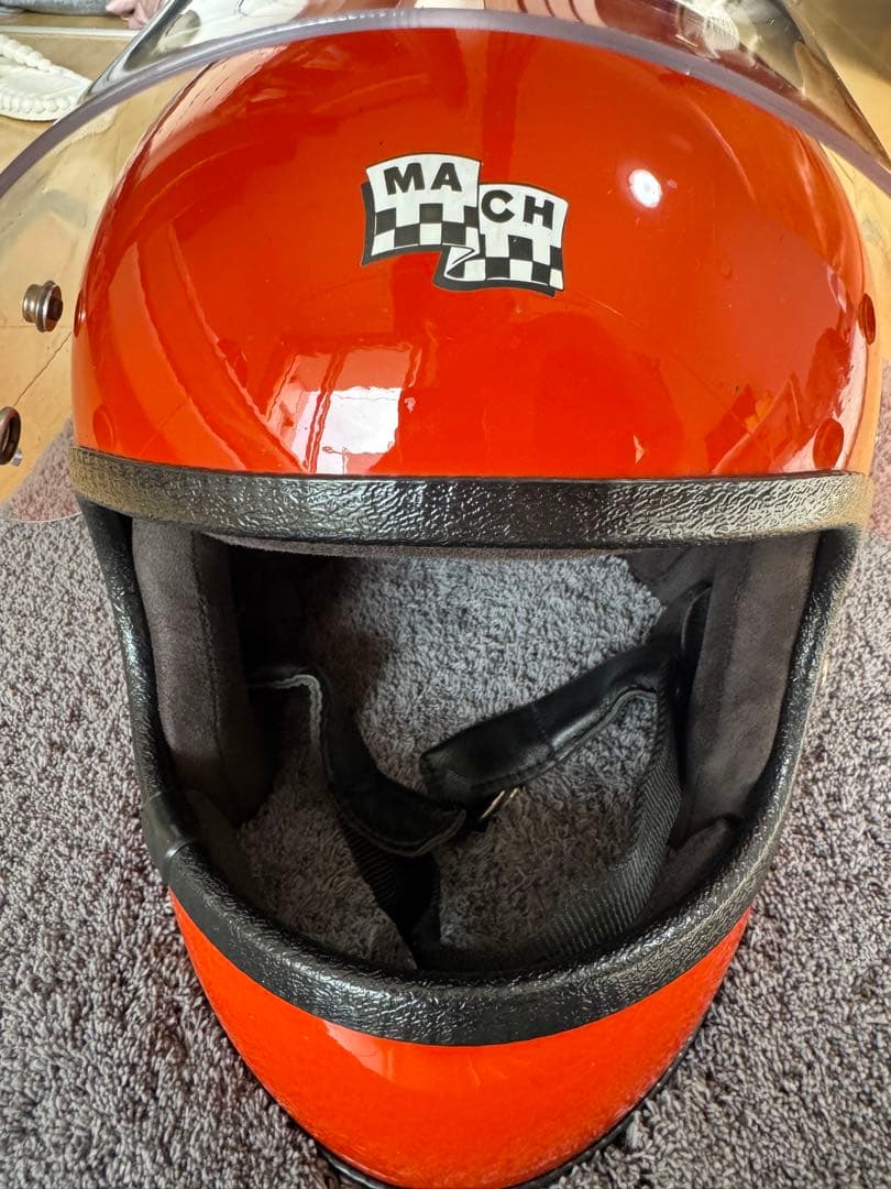McHAL フルフェイスヘルメット オレンジ